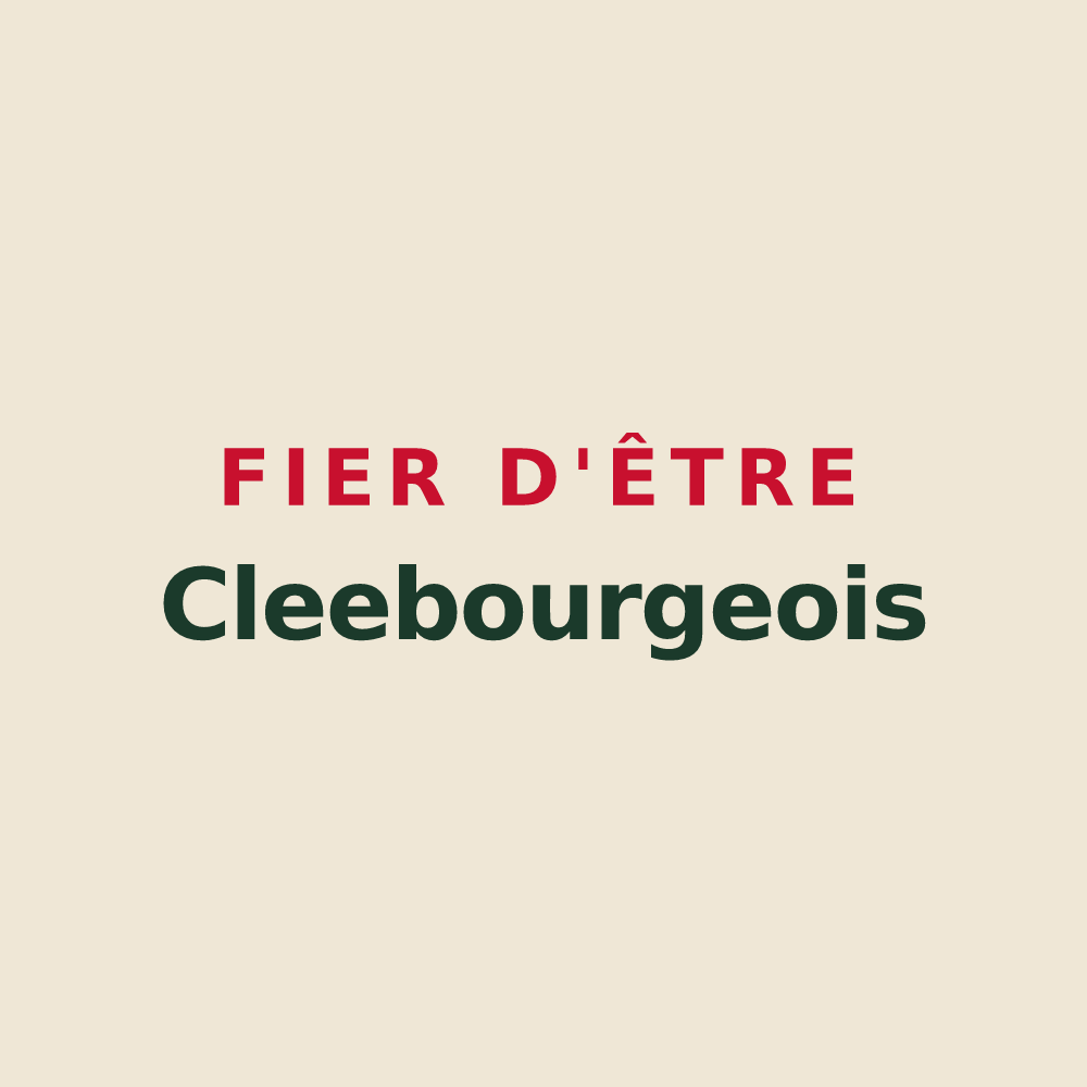 Tote bag « Fier d'être Cleebourgeois » — design pour Cleebourg