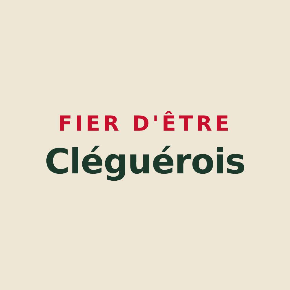 Tote bag « Fier d'être Cléguérois » — design pour Cléguer