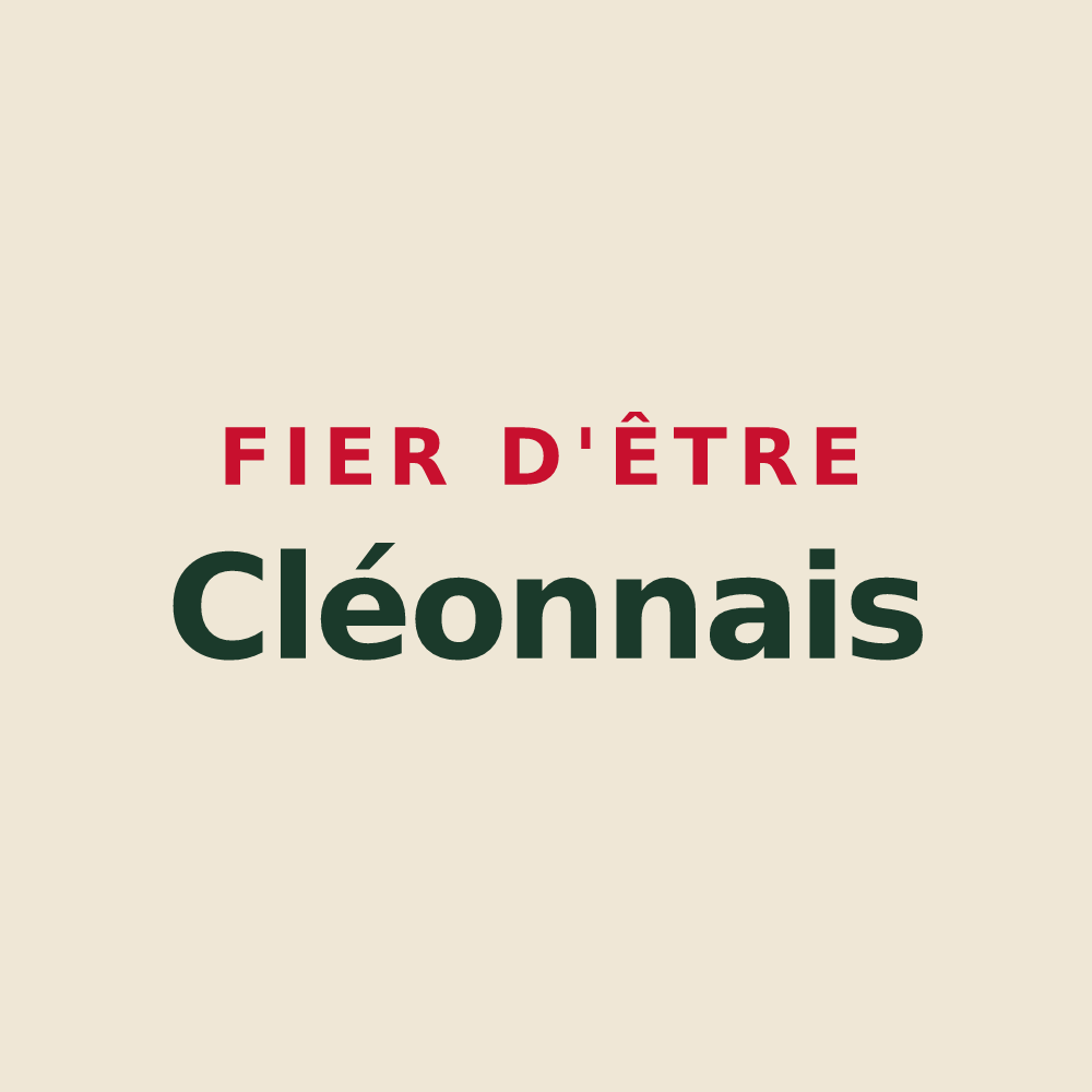 Tote bag « Fier d'être Cléonnais » — design pour Cléon