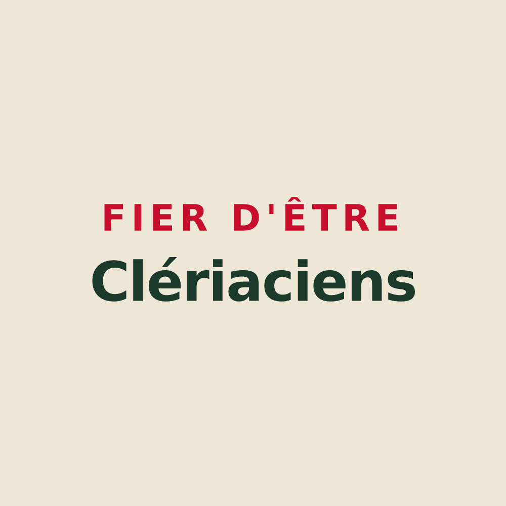 Tote bag « Fier d'être Clériaciens » — design pour Cléré-du-Bois