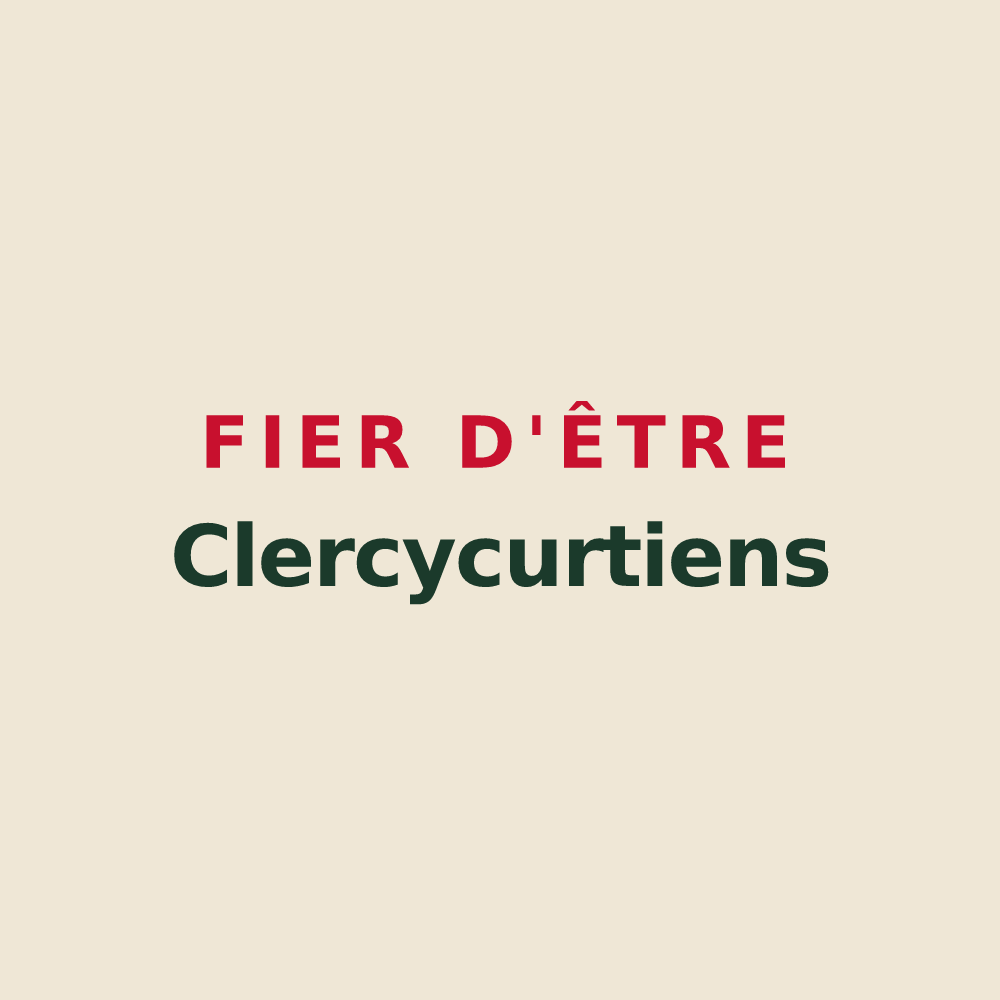 Tote bag « Fier d'être Clercycurtiens » — design pour Clérey-la-Côte