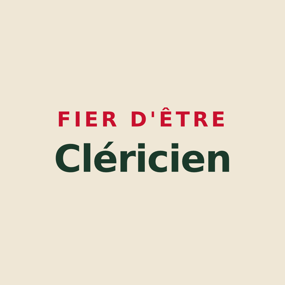 Tote bag « Fier d'être Cléricien » — design pour Clérey