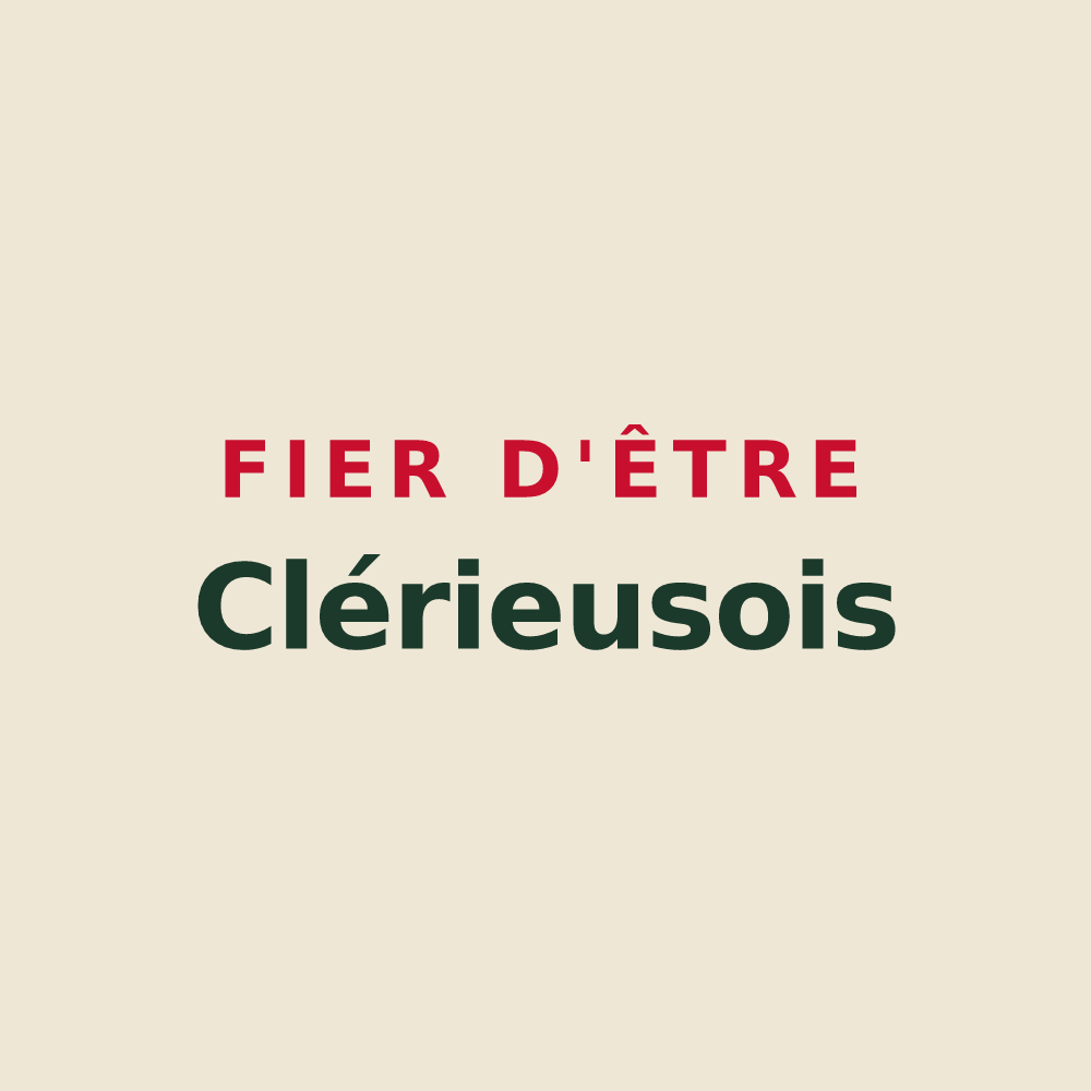 Tote bag « Fier d'être Clérieusois » — design pour Clérieux