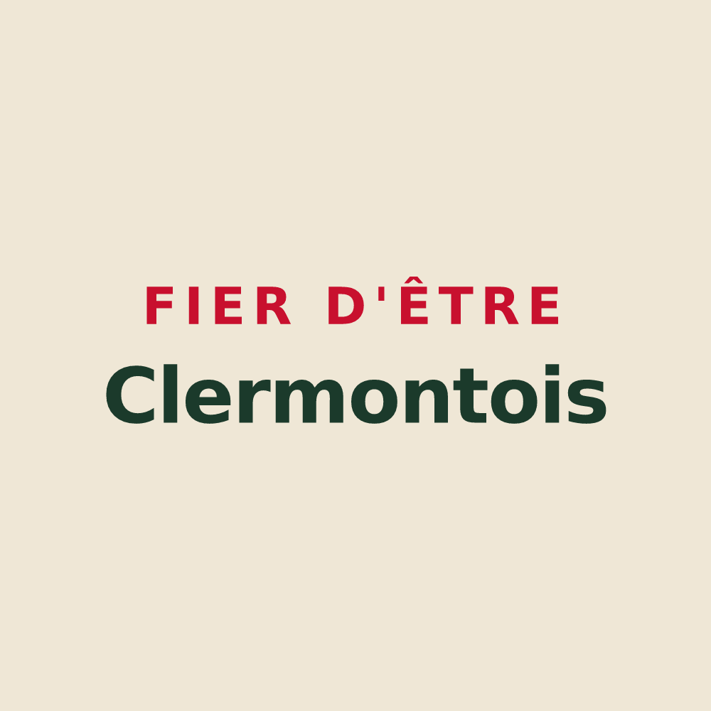 Tote bag « Fier d'être Clermontois » — design pour Clermont-Savès