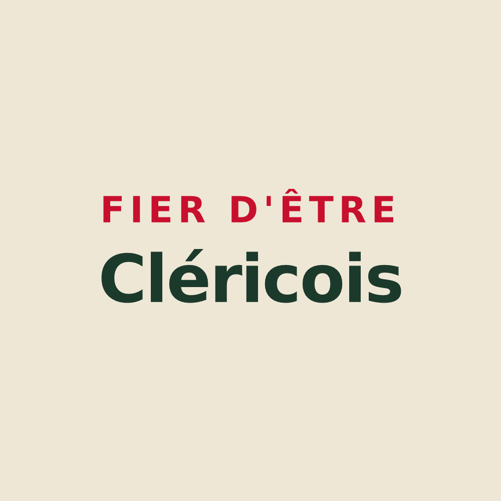 Tote bag « Fier d'être Cléricois » — design pour Cléry-Saint-André