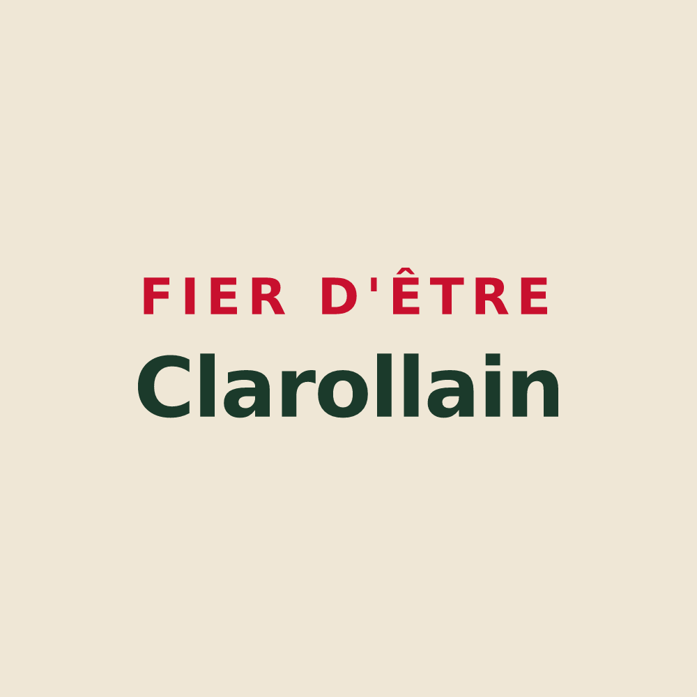 Tote bag « Fier d'être Clarollain » — design pour Cléry