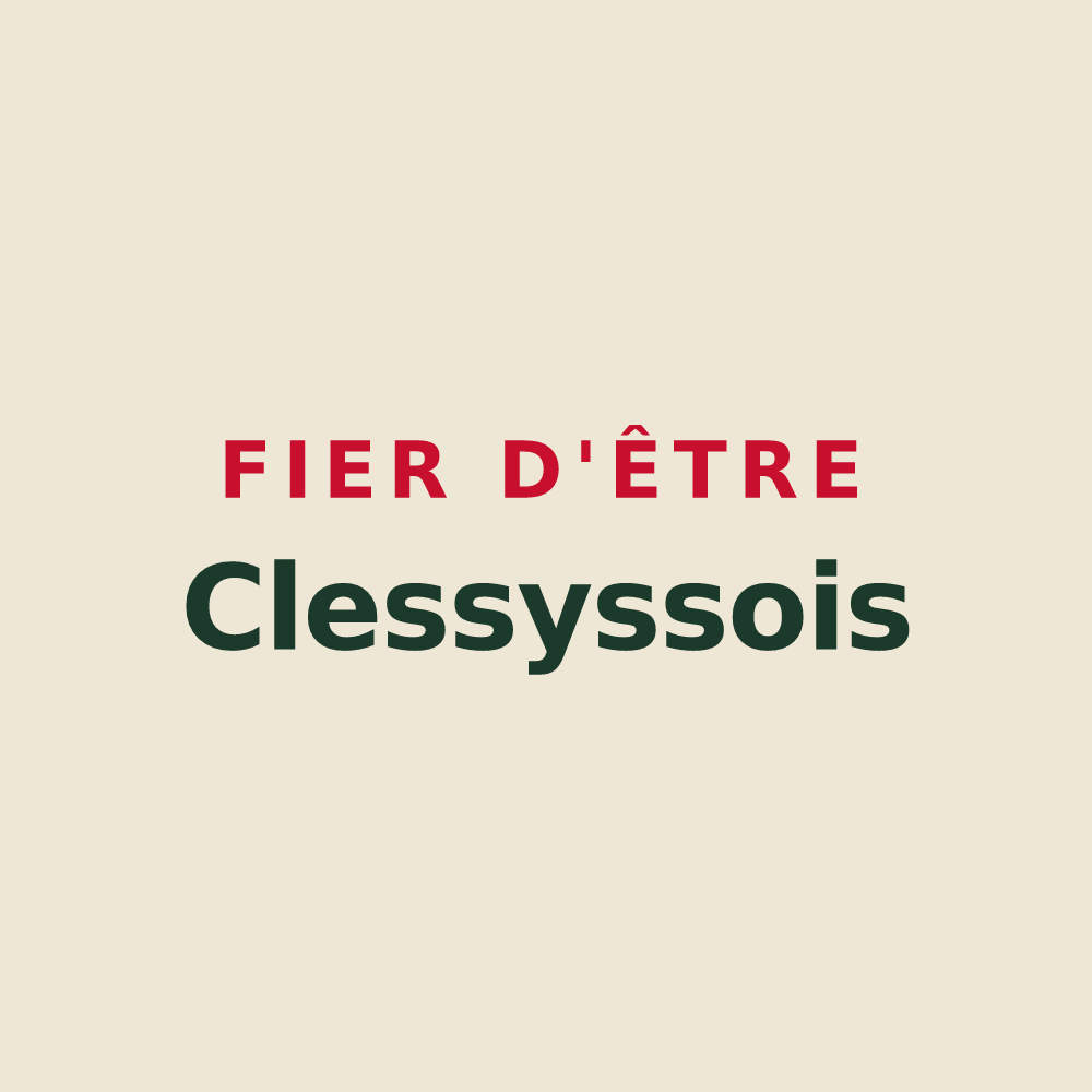Tote bag « Fier d'être Clessyssois » — design pour Clessy