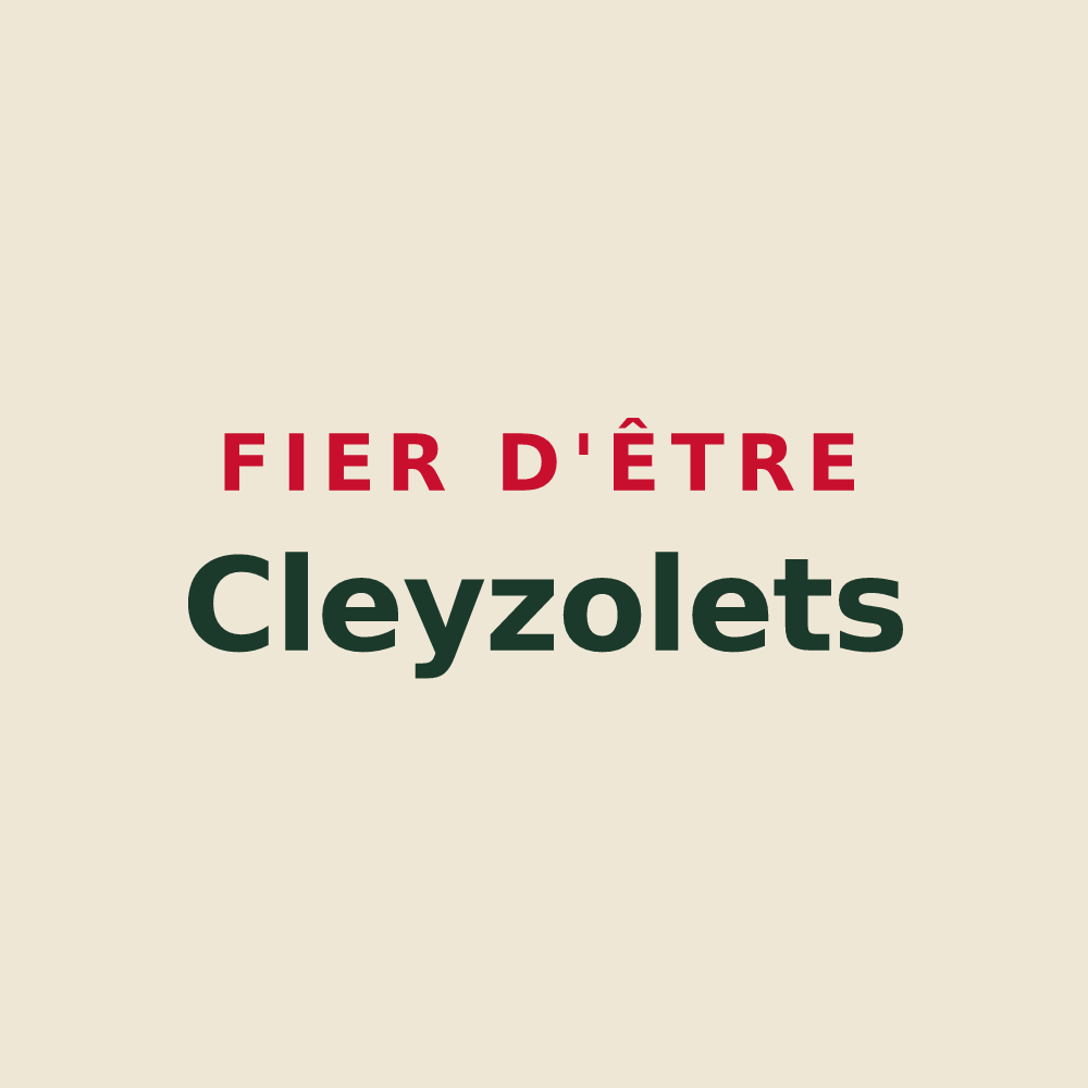 Tote bag « Fier d'être Cleyzolets » — design pour Cleyzieu