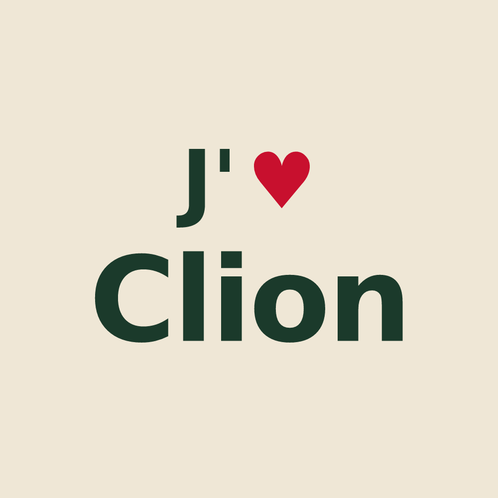 Tote bag personnalisé Clion — design J'aime Clion