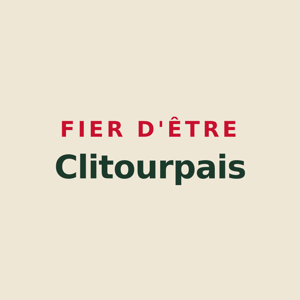 Tote bag « Fier d'être Clitourpais » — design pour Clitourps
