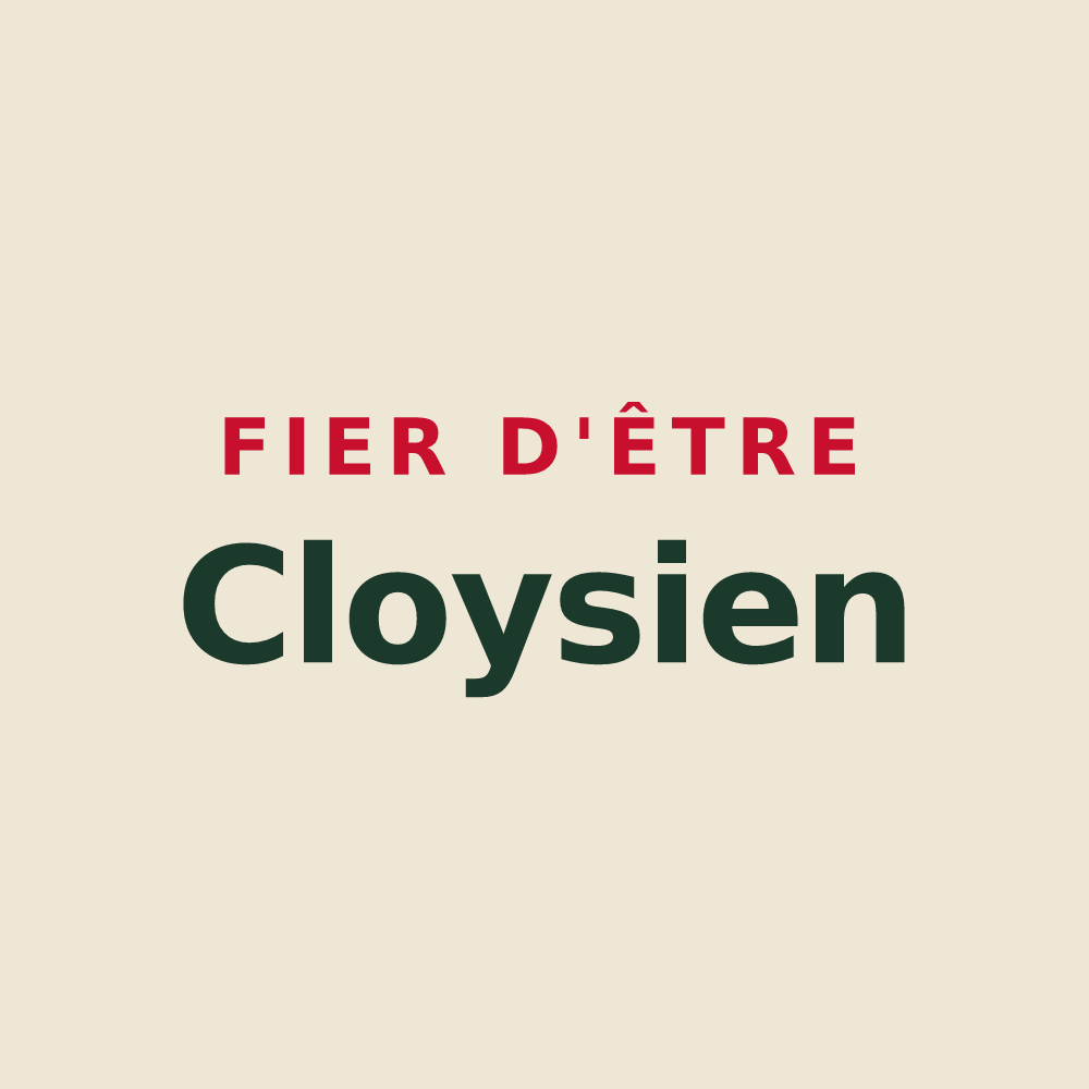 Tote bag « Fier d'être Cloysien » — design pour Cloyes-les-Trois-Rivières