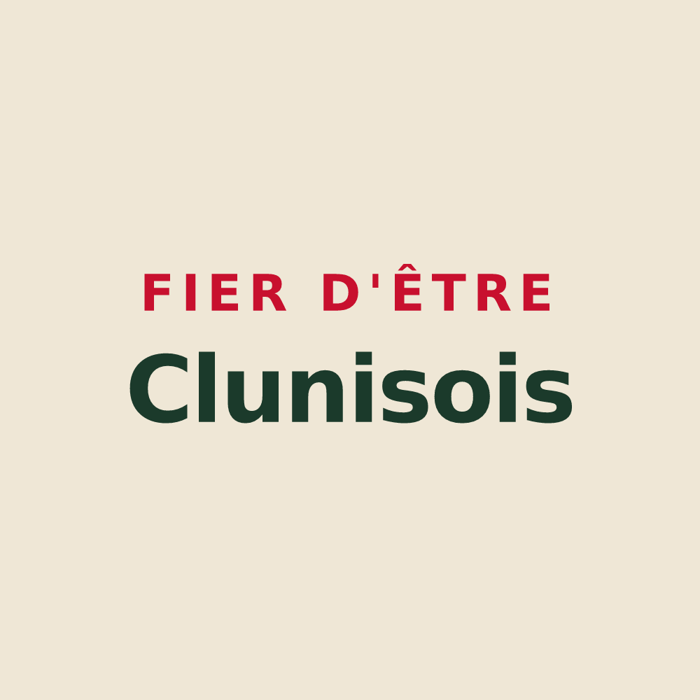 Tote bag « Fier d'être Clunisois » — design pour Cluny