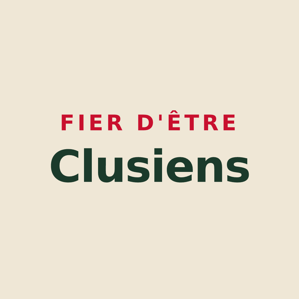 Tote bag « Fier d'être Clusiens » — design pour Cluses