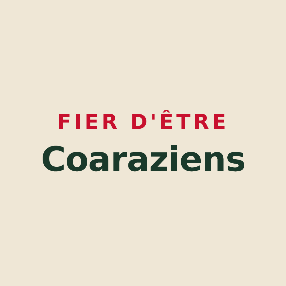 Tote bag « Fier d'être Coaraziens » — design pour Coaraze