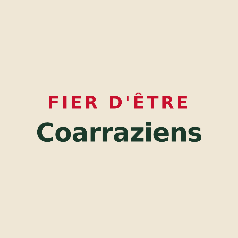 Tote bag « Fier d'être Coarraziens » — design pour Coarraze