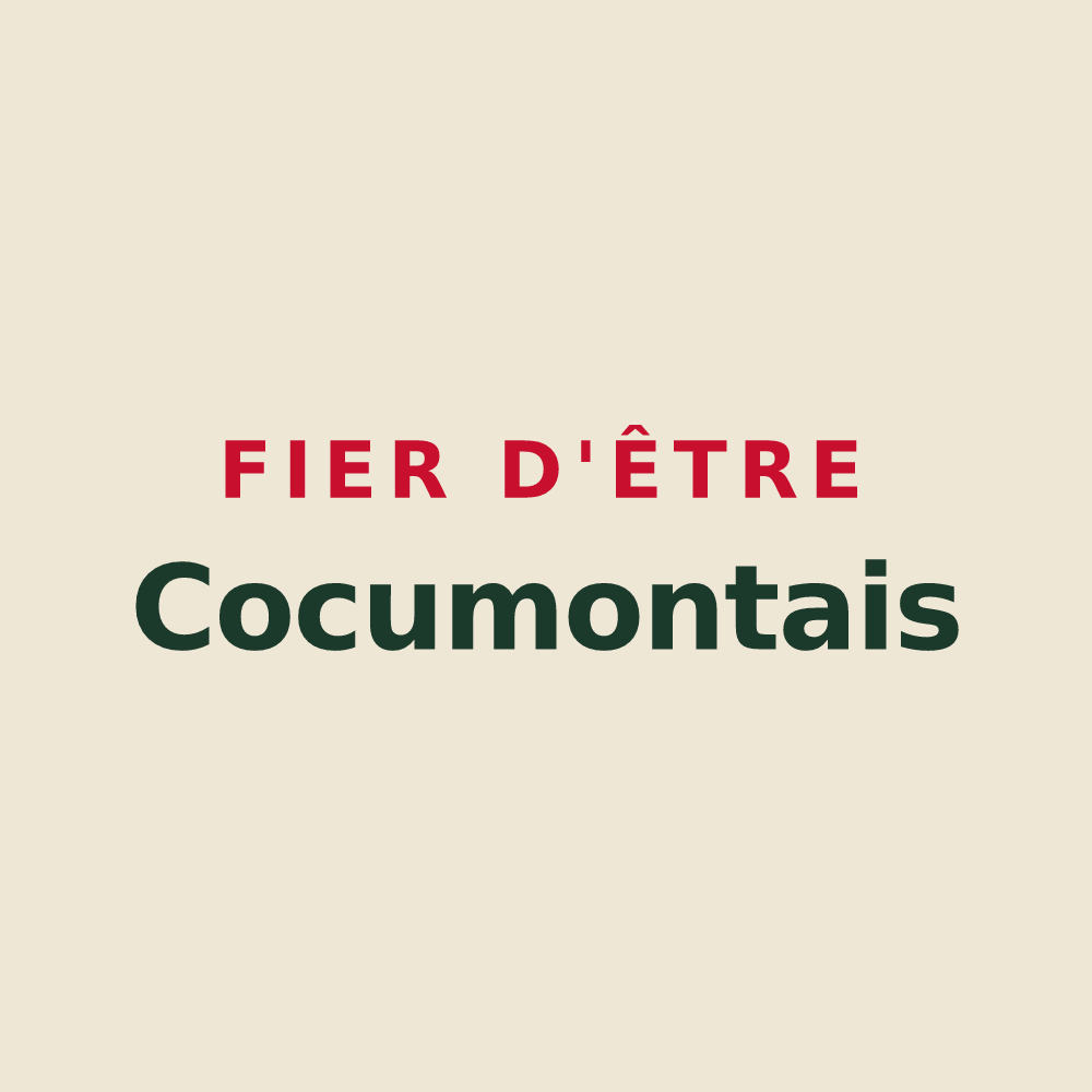 Tote bag « Fier d'être Cocumontais » — design pour Cocumont