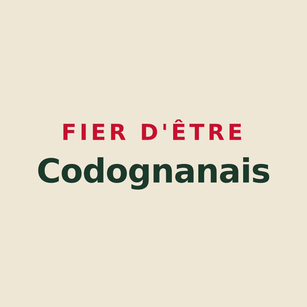 Tote bag « Fier d'être Codognanais » — design pour Codognan