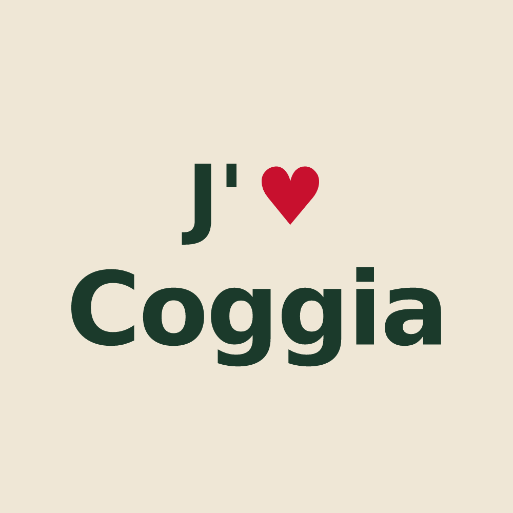 Tote bag personnalisé Coggia — design J'aime Coggia