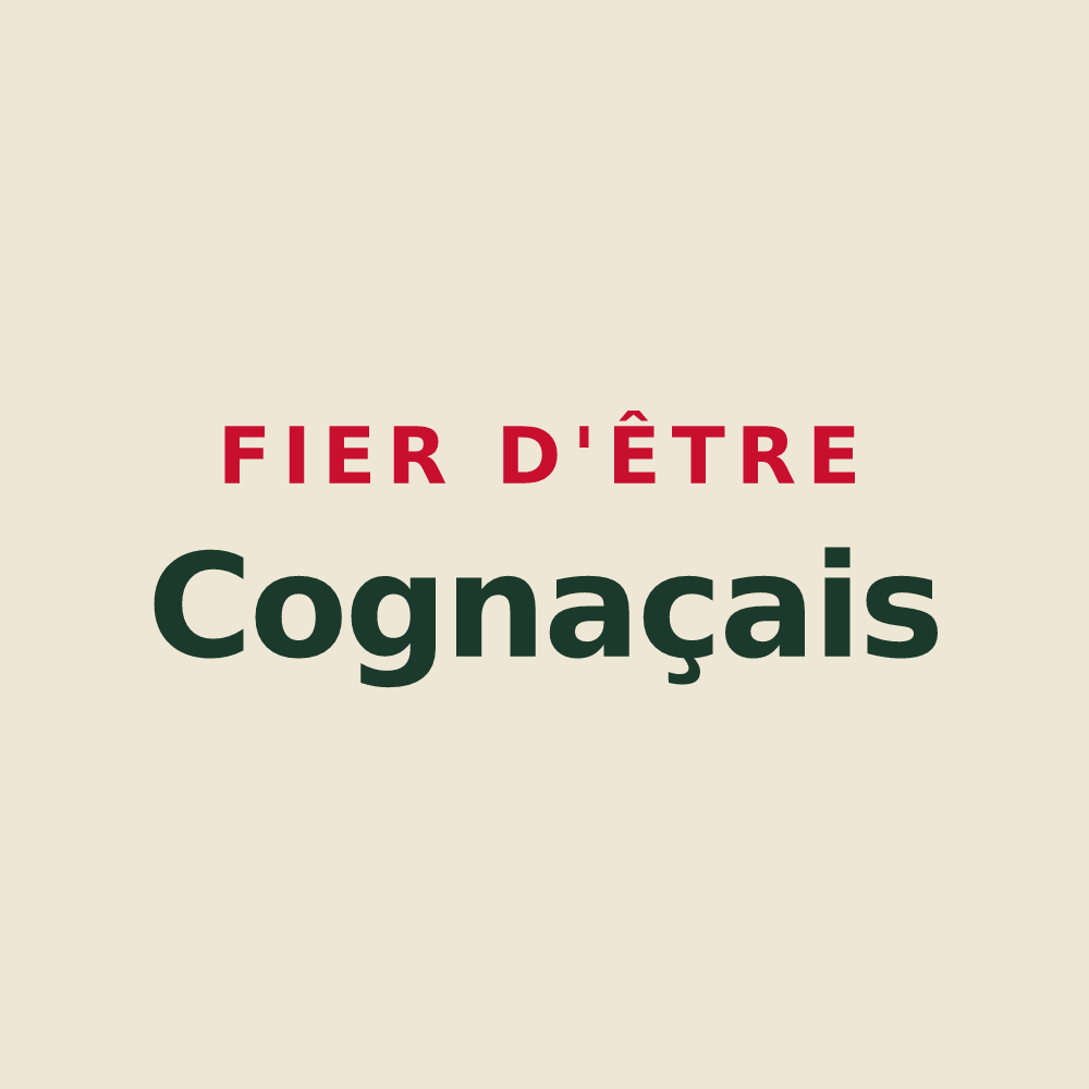 Tote bag « Fier d'être Cognaçais » — design pour Cognac-la-Forêt