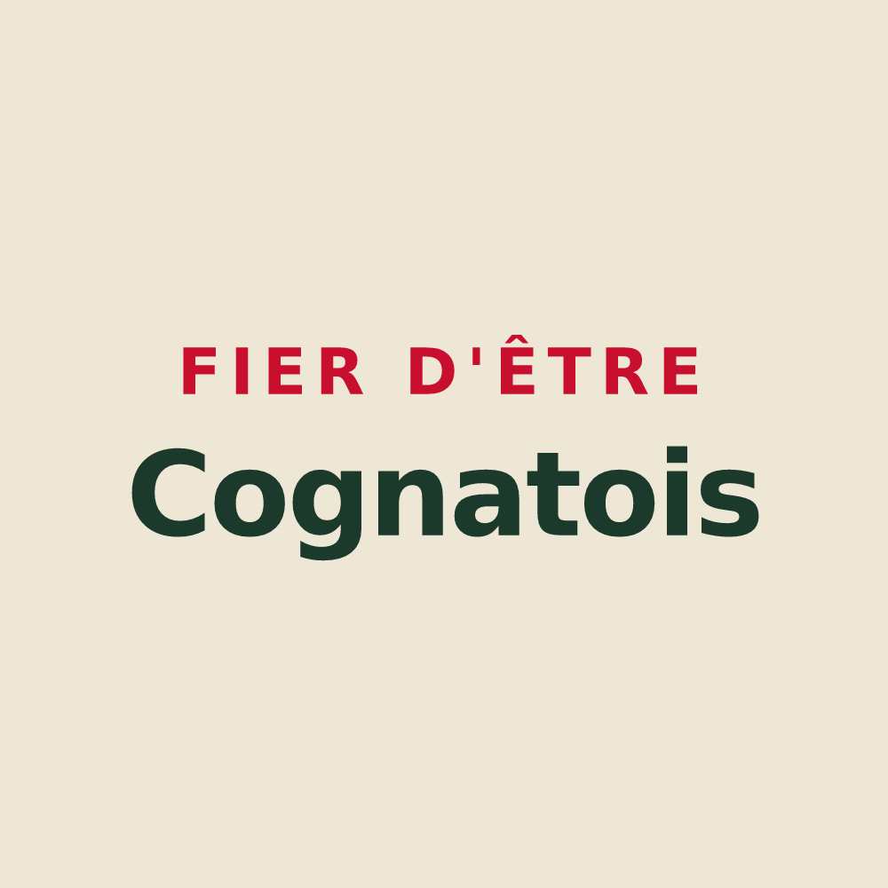 Tote bag « Fier d'être Cognatois » — design pour Cognat-Lyonne