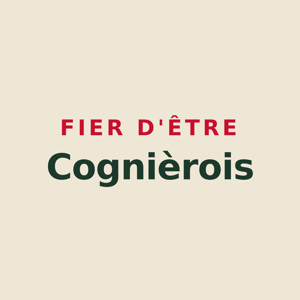 Tote bag « Fier d'être Cognièrois » — design pour Cognières