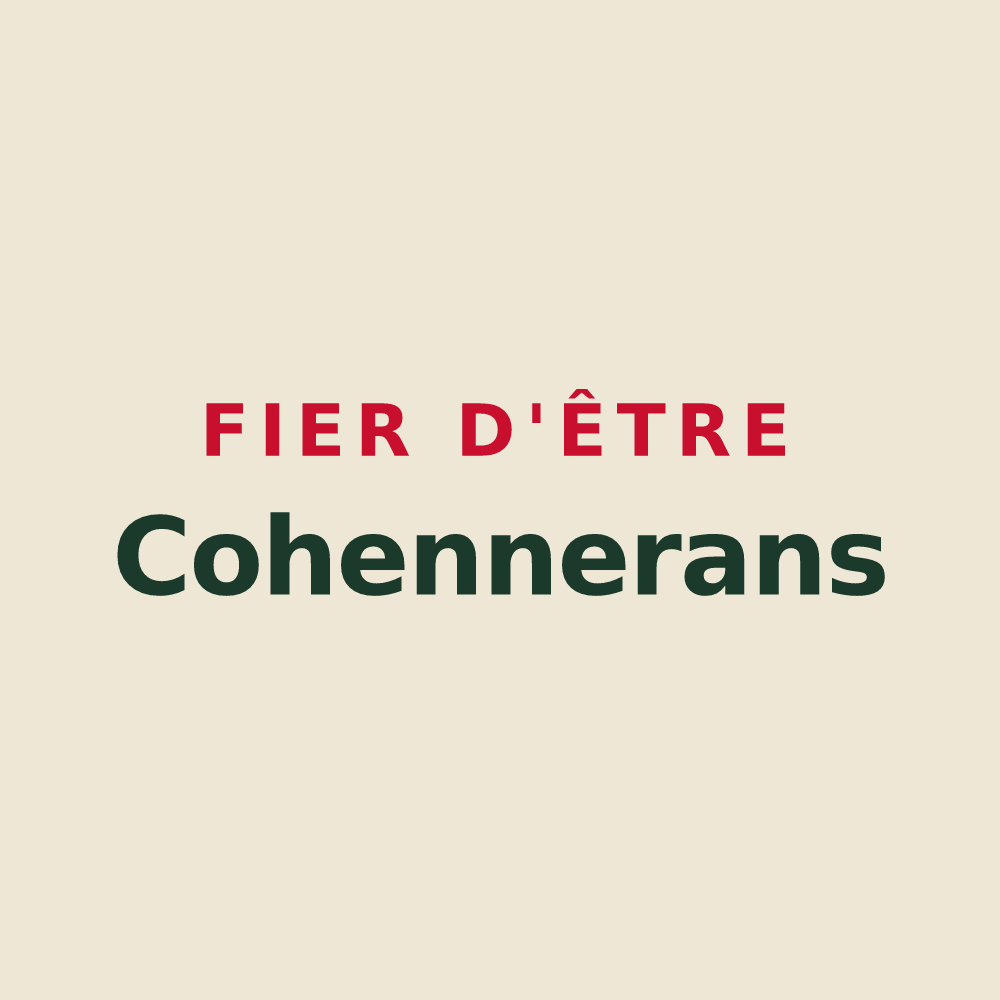 Tote bag « Fier d'être Cohennerans » — design pour Cohennoz