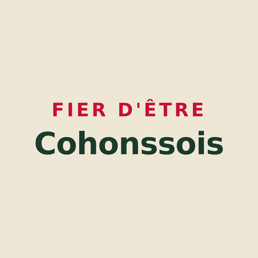 Tote bag « Fier d'être Cohonssois » — design pour Cohons