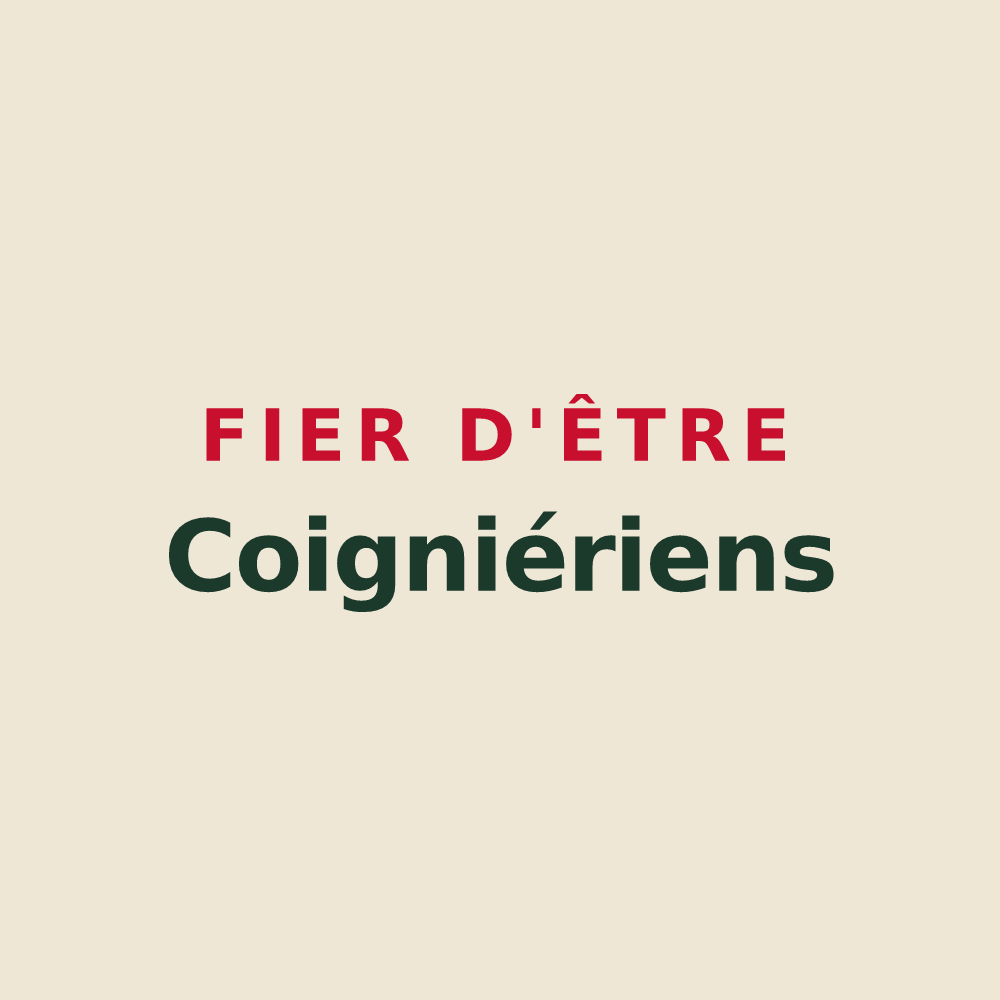 Tote bag « Fier d'être Coigniériens » — design pour Coignières