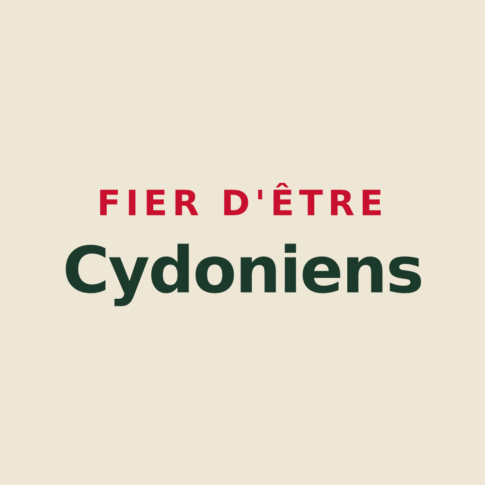 Tote bag « Fier d'être Cydoniens » — design pour Coin-sur-Seille