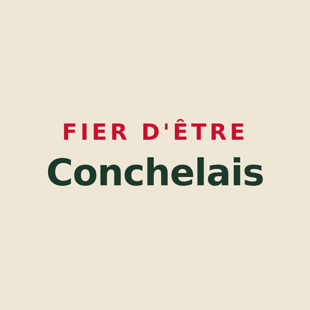 Tote bag « Fier d'être Conchelais » — design pour Coinches