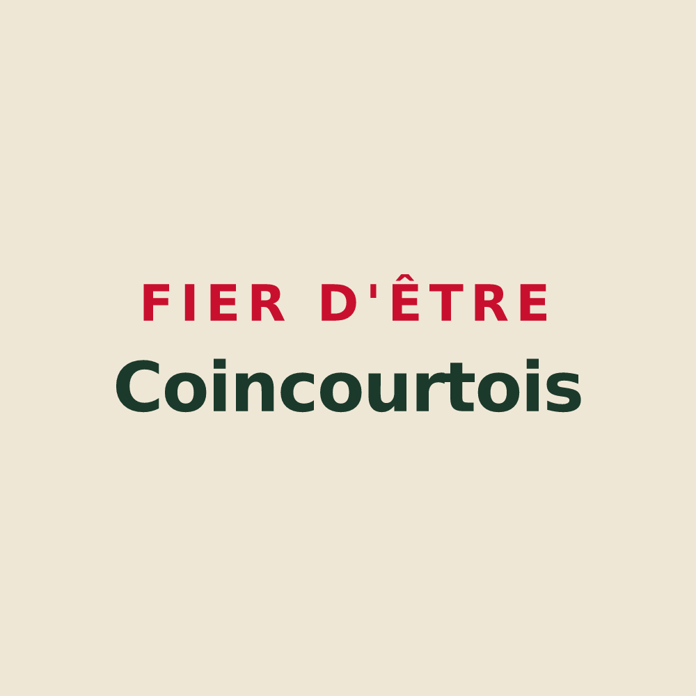 Tote bag « Fier d'être Coincourtois » — design pour Coincourt