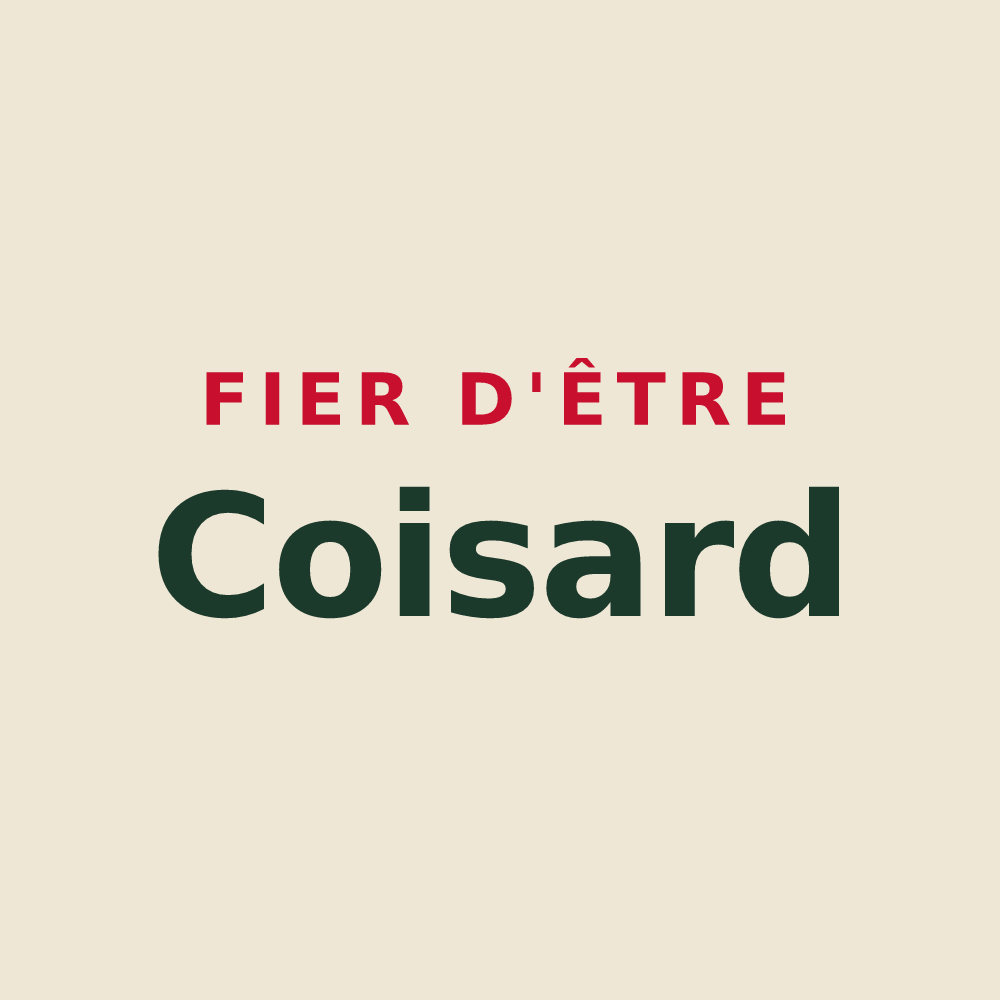 Tote bag « Fier d'être Coisard » — design pour Coise-Saint-Jean-Pied-Gauthier
