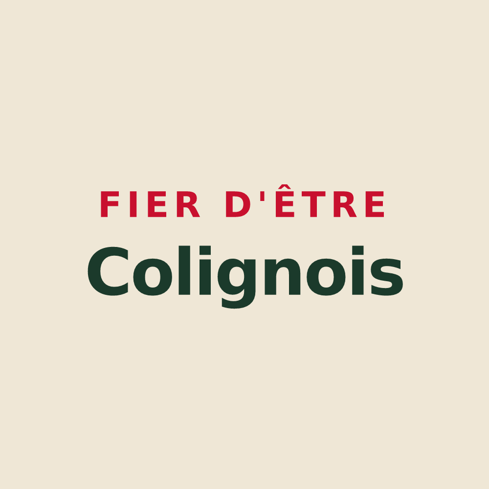 Tote bag « Fier d'être Colignois » — design pour Coligny
