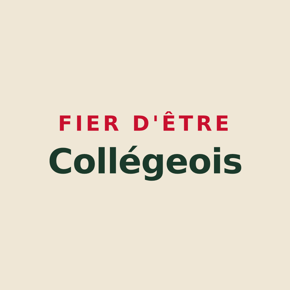 Tote bag « Fier d'être Collégeois » — design pour Collégien