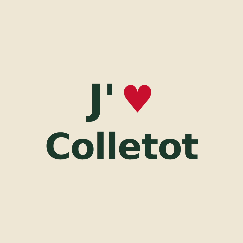 Tote bag personnalisé Colletot — design J'aime Colletot