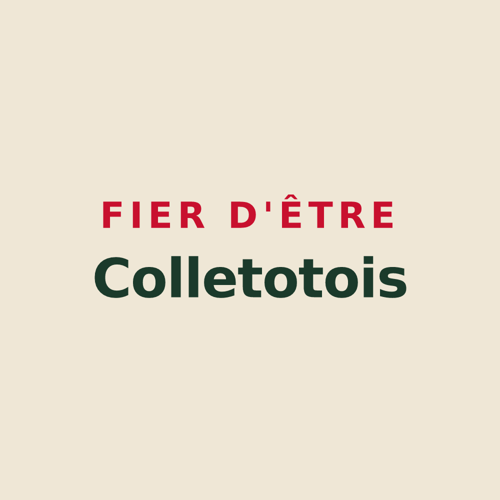 Tote bag « Fier d'être Colletotois » — design pour Colletot
