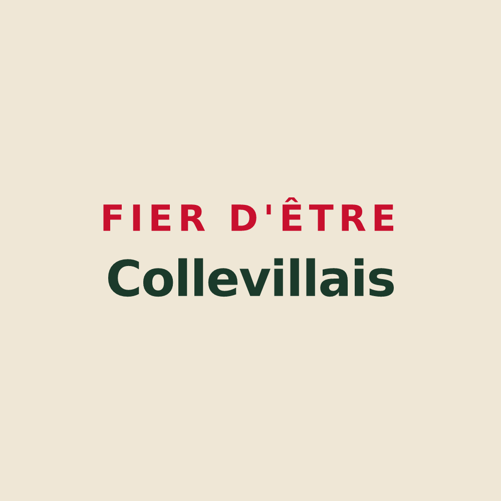 Tote bag « Fier d'être Collevillais » — design pour Colleville