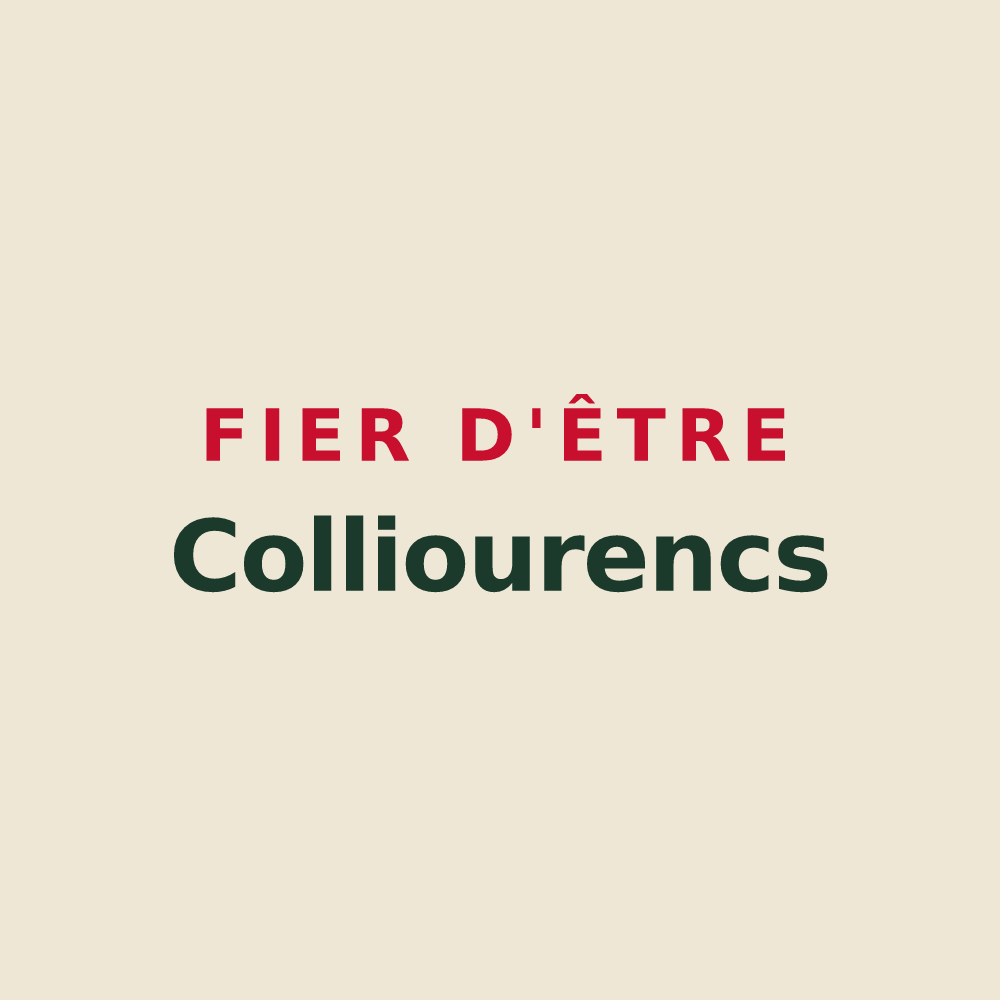 Tote bag « Fier d'être Colliourencs » — design pour Collioure