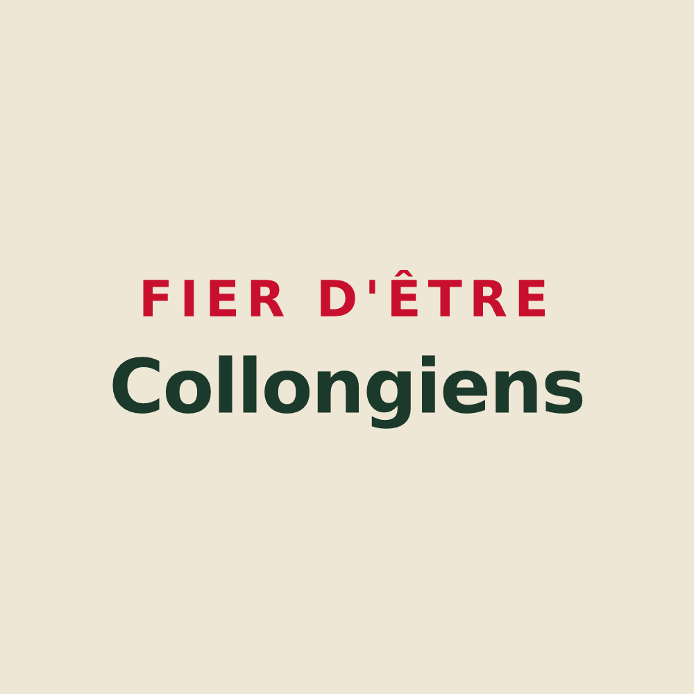 Tote bag « Fier d'être Collongiens » — design pour Collonge-en-Charollais