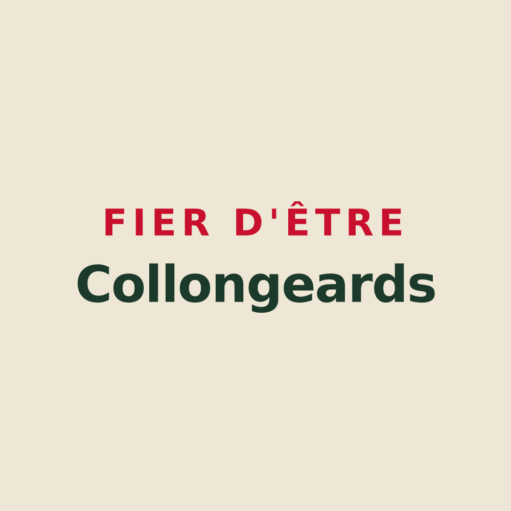 Tote bag « Fier d'être Collongeards » — design pour Collonges-au-Mont-d'Or
