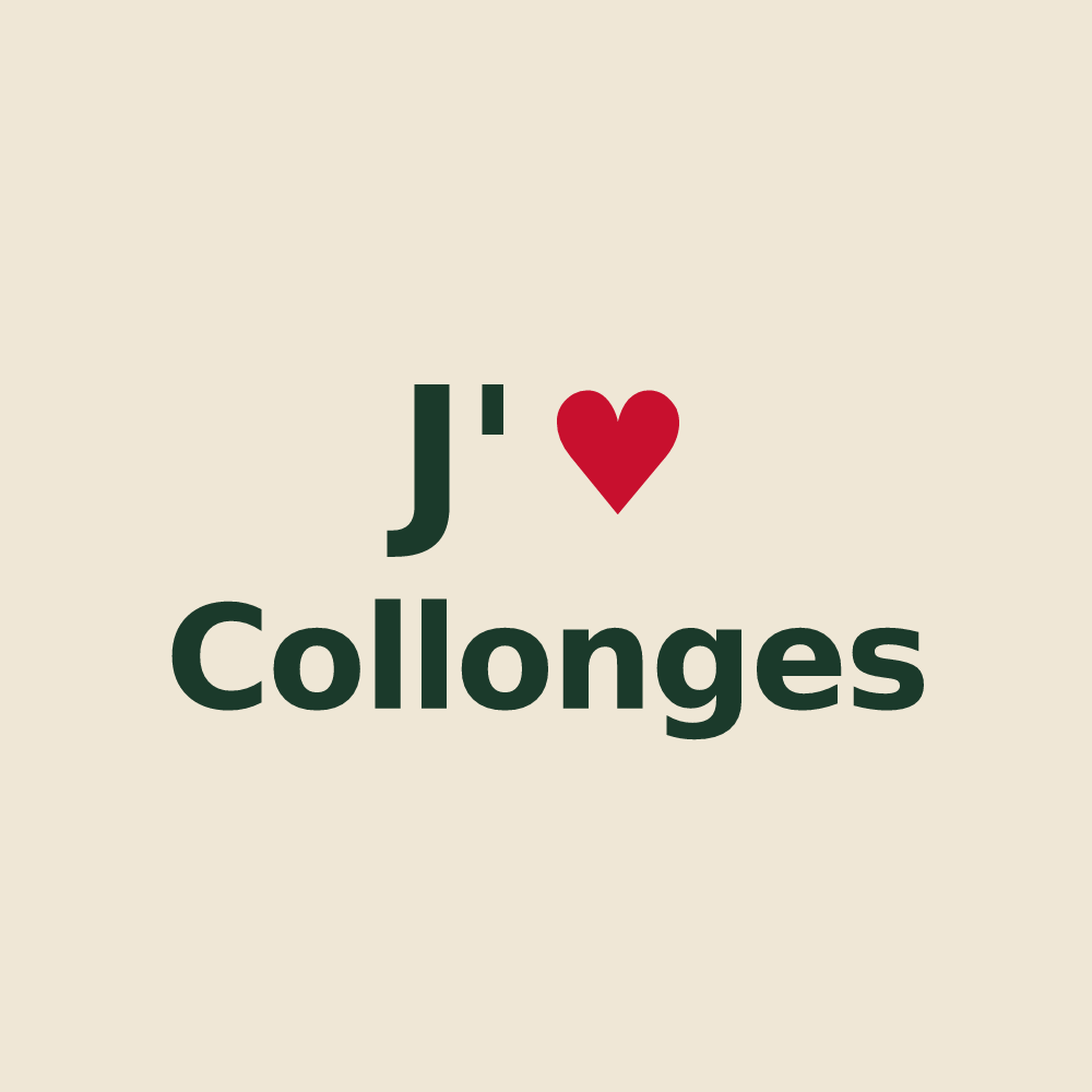 Tote bag personnalisé Collonges — design J'aime Collonges