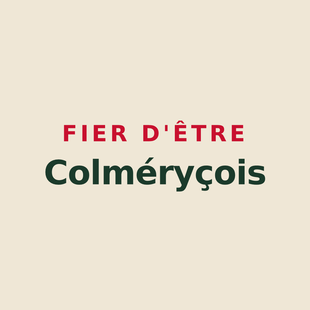 Tote bag « Fier d'être Colméryçois » — design pour Colméry