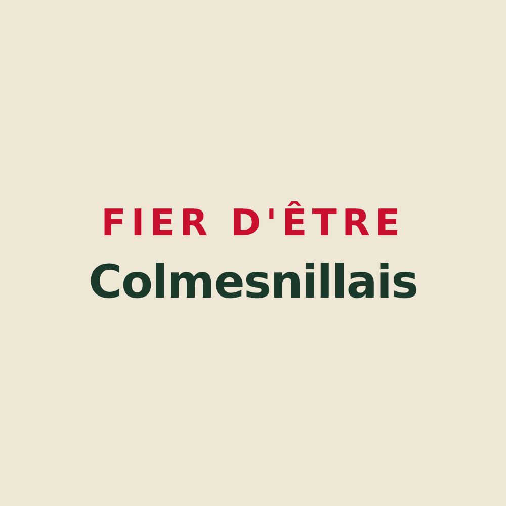 Tote bag « Fier d'être Colmesnillais » — design pour Colmesnil-Manneville