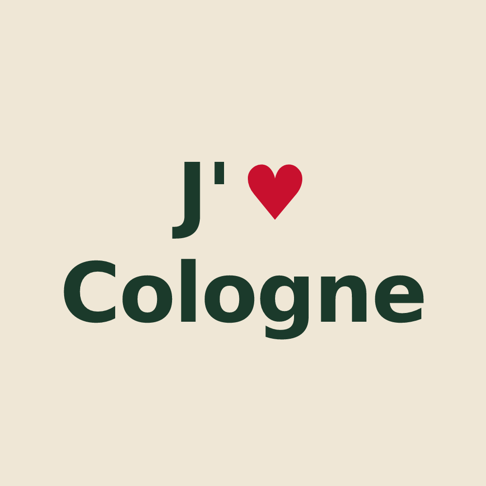 Tote bag personnalisé Cologne — design J'aime Cologne
