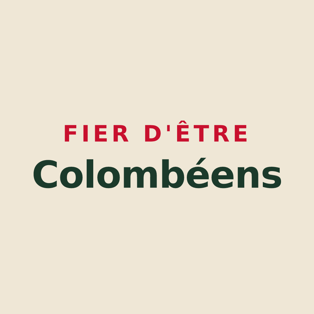 Tote bag « Fier d'être Colombéens » — design pour Colombey-les-Belles