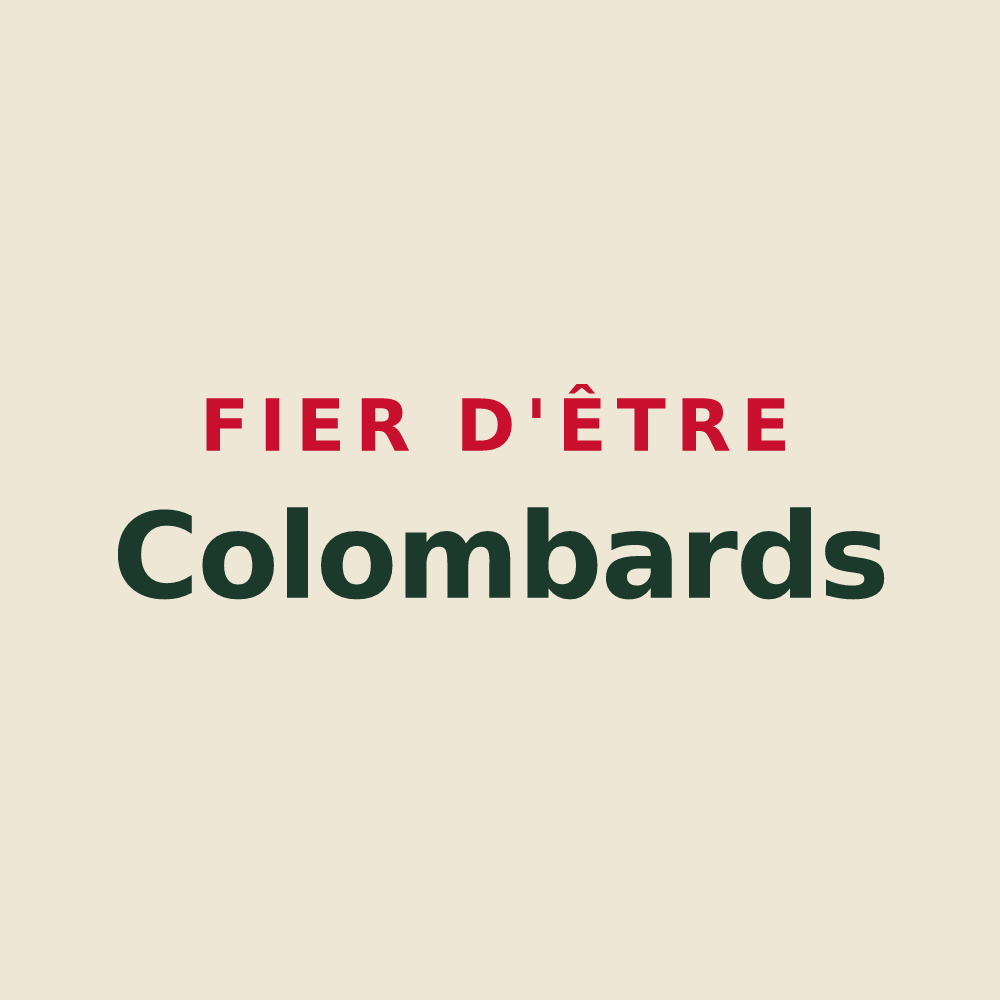Tote bag « Fier d'être Colombards » — design pour Colombier-Saugnieu
