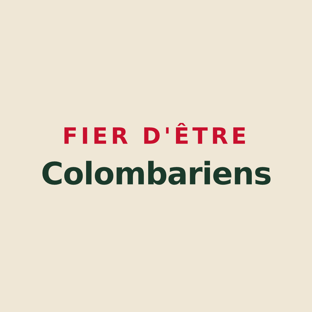 Tote bag « Fier d'être Colombariens » — design pour Colombiers