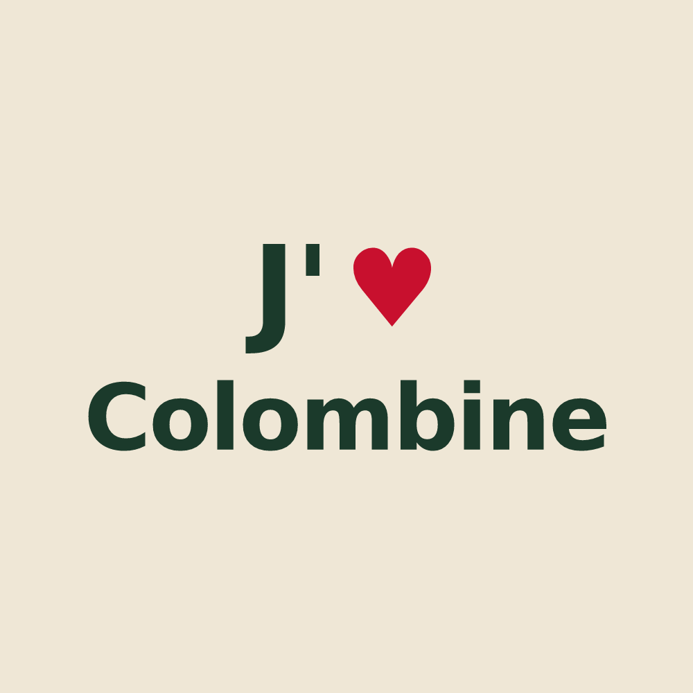 Tote bag personnalisé Colombine — design J'aime Colombine
