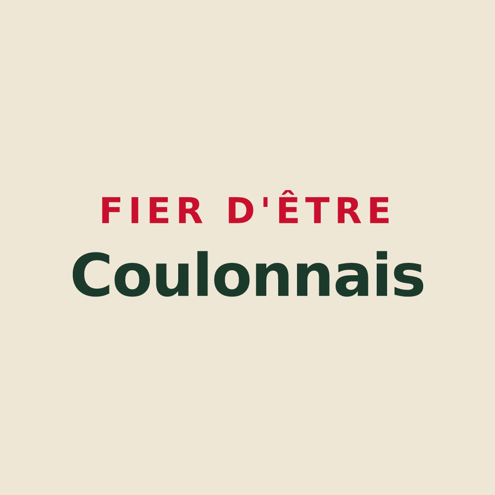 Tote bag « Fier d'être Coulonnais » — design pour Colonne