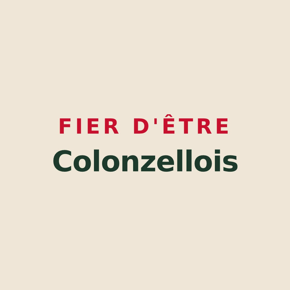 Tote bag « Fier d'être Colonzellois » — design pour Colonzelle